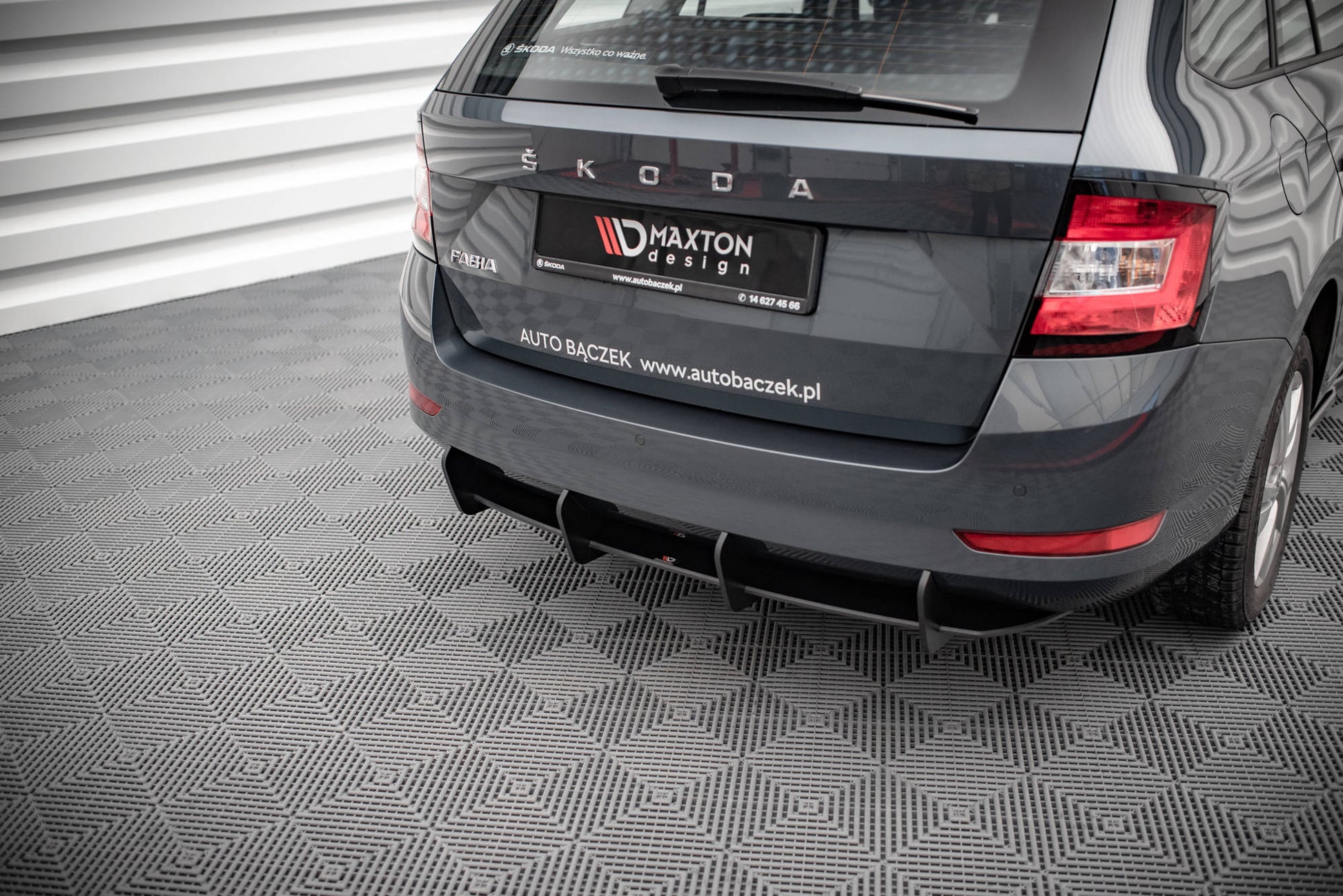 Street Pro Heckschürze für Skoda Fabia Combi Mk3 Facelift