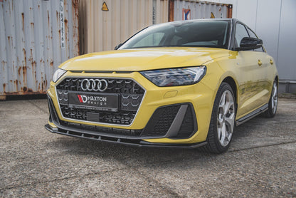 Front Ansatz V.1 für Audi A1 S-Line GB Carbon Look