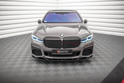 Front Ansatz V.2 für BMW 7 G11 M-Paket Facelift schwarz matt