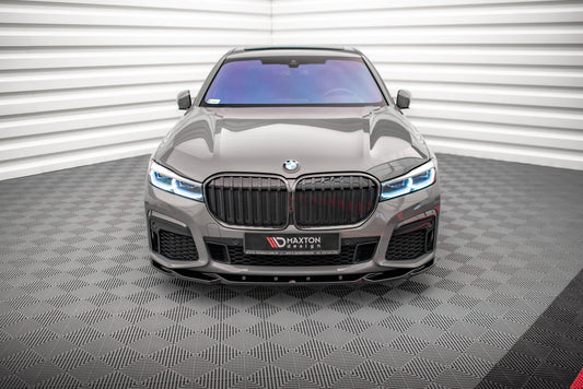 Front Ansatz V.2 für BMW 7 G11 M-Paket Facelift schwarz matt