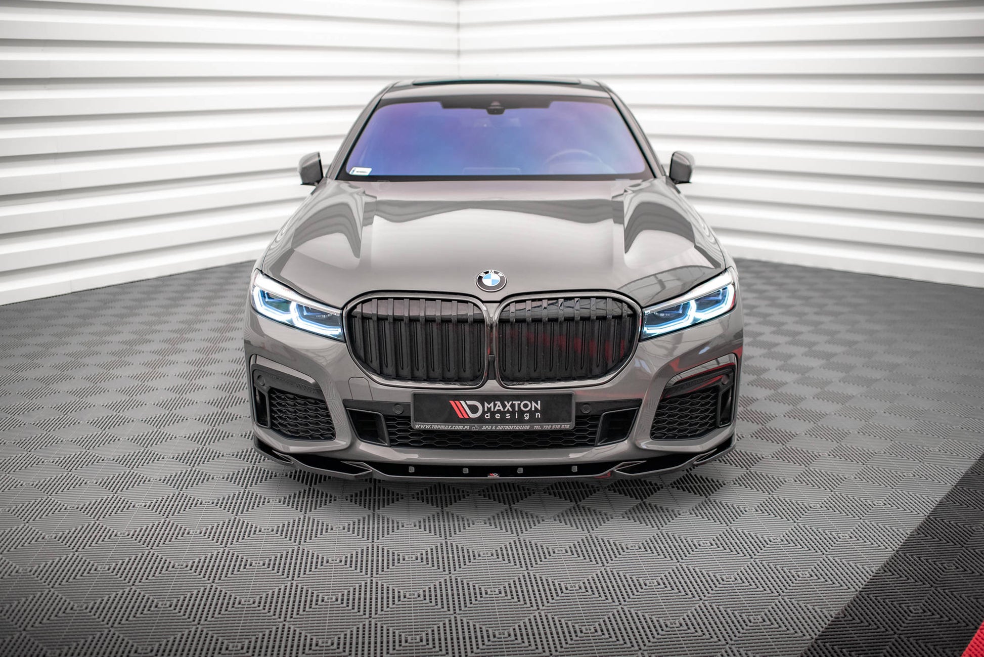 Front Ansatz V.2 für BMW 7 G11 M-Paket Facelift Carbon Look