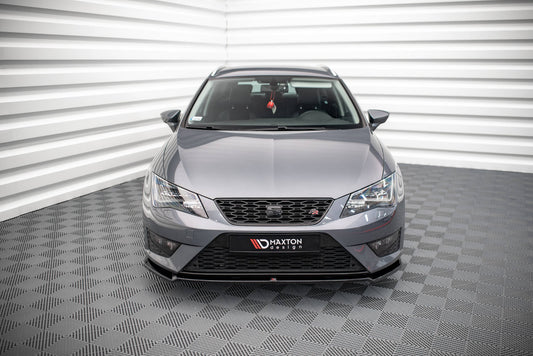 Front Ansatz V.2 für Seat Leon FR / Cupra Mk3 schwarz matt