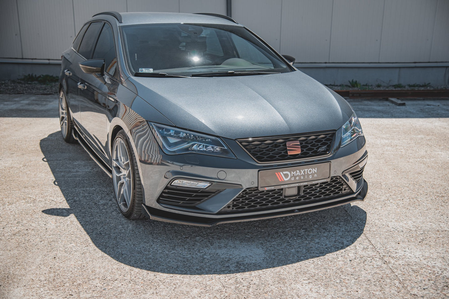 Front Ansatz V.7 für Seat Leon Cupra / FR Mk3 FL Carbon Look