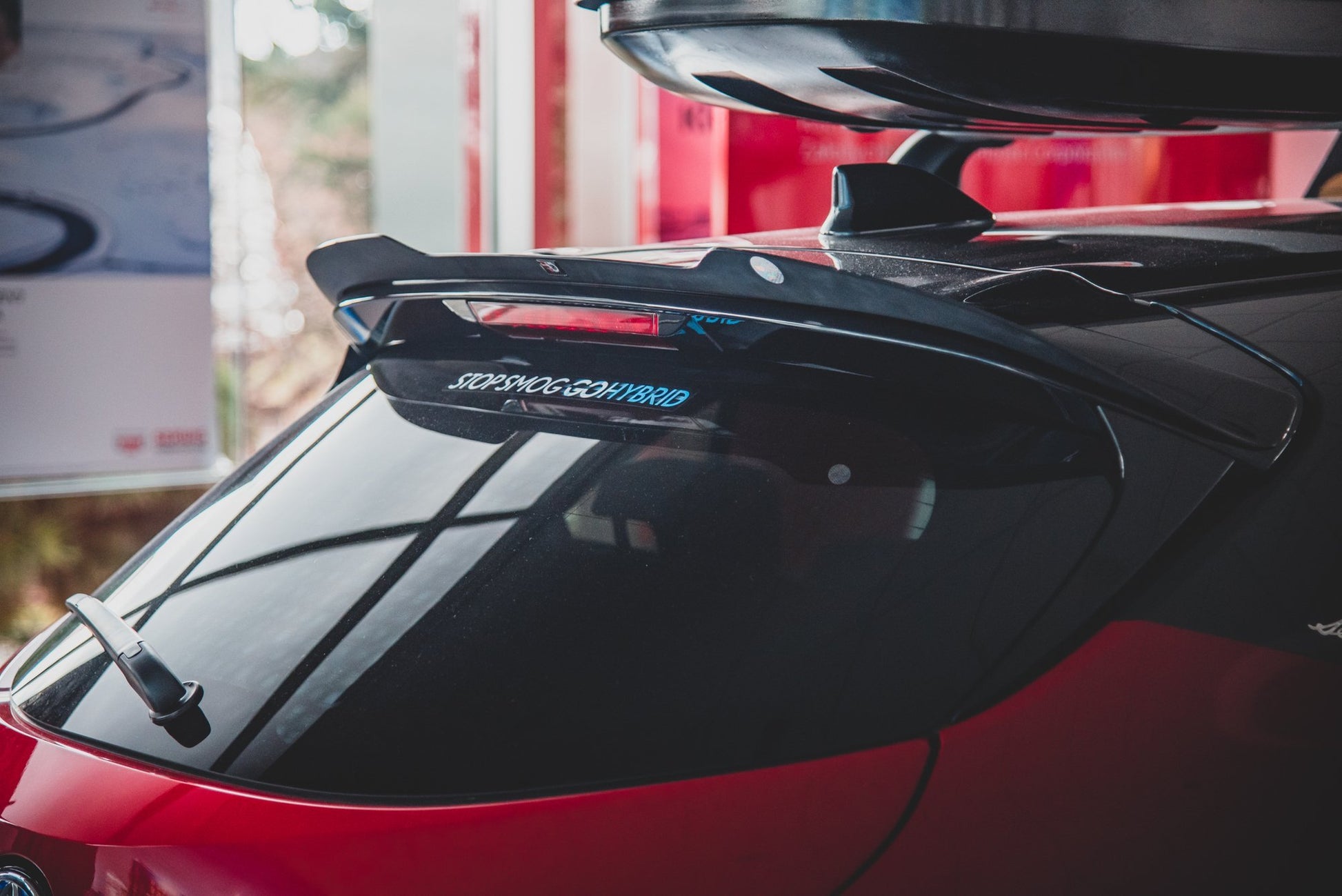 Spoiler CAP für Toyota Corolla XII Hatchback schwarz matt