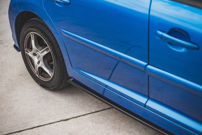 Seitenschweller Ansatz für Peugeot 207 Sport Carbon Look