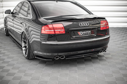 Mittlerer Diffusor Heck Ansatz für Audi S8 D3 Carbon Look