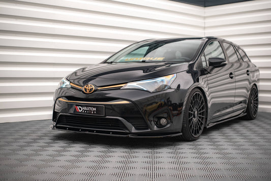 Front Ansatz V.2 für Toyota Avensis Mk3 Facelift Carbon Look