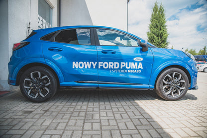 Seitenschweller Ansatz für Ford Puma ST-Line schwarz Hochglanz