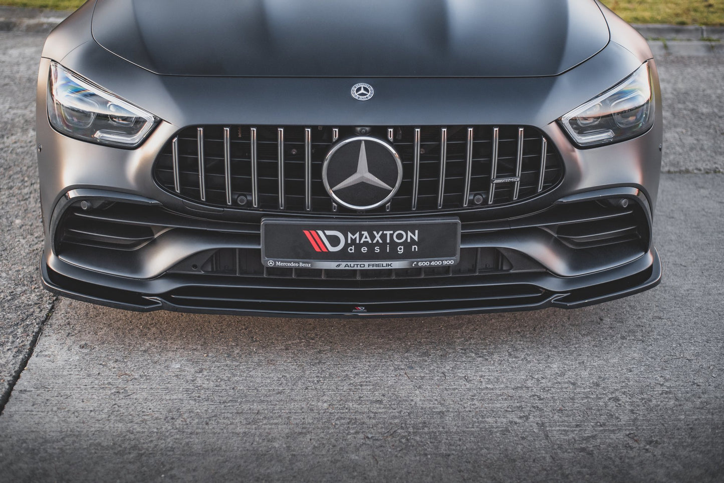 Front Ansatz V.1 für Mercedes-AMG GT 53 4-Door Coupe Carbon Look