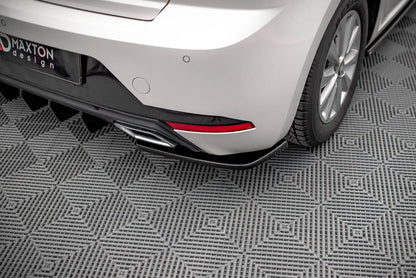 Heck Ansatz Flaps Diffusor für Seat Ibiza FR/ Standard Mk5 schwarz matt