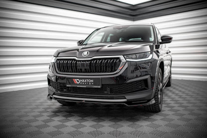 Front Ansatz V.2 für Skoda Kodiaq Mk1 Facelift Carbon Look