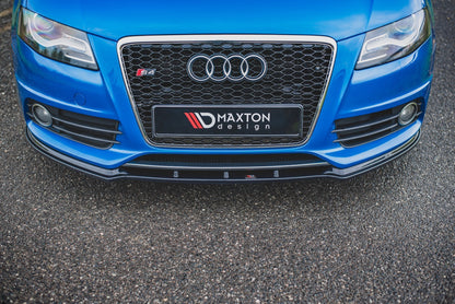 Front Ansatz für Audi S4 / A4 S-Line B8  schwarz Hochglanz