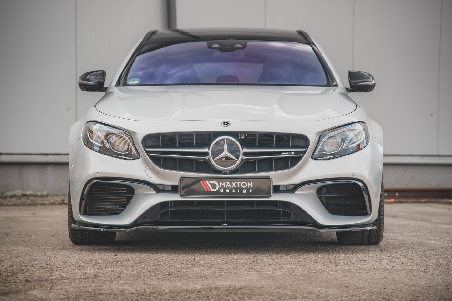 Front Ansatz V.1 für Mercedes-Benz E63 AMG Kombi/Limousine S213/W213 schwarz matt