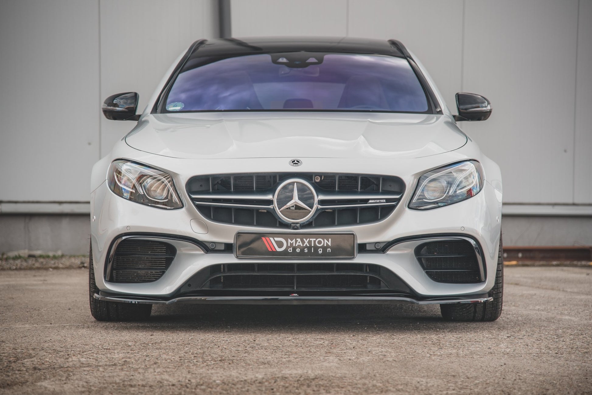 Front Ansatz V.1 für Mercedes-Benz E63 AMG Kombi/Limousine S213/W213 Carbon Look