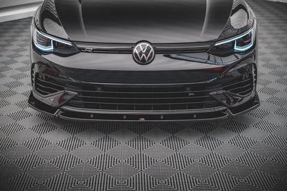 Front Ansatz V.2 für Volkswagen Golf R Mk8 Carbon Look
