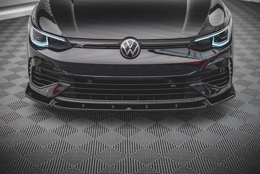 Front Ansatz V.2 für Volkswagen Golf R Mk8 Carbon Look