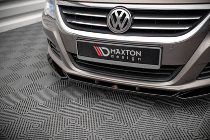 Front Ansatz V.4 für Volkswagen Passat CC schwarz matt