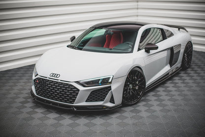 Front Ansatz V.1 für Audi R8 Mk2 Facelift schwarz matt