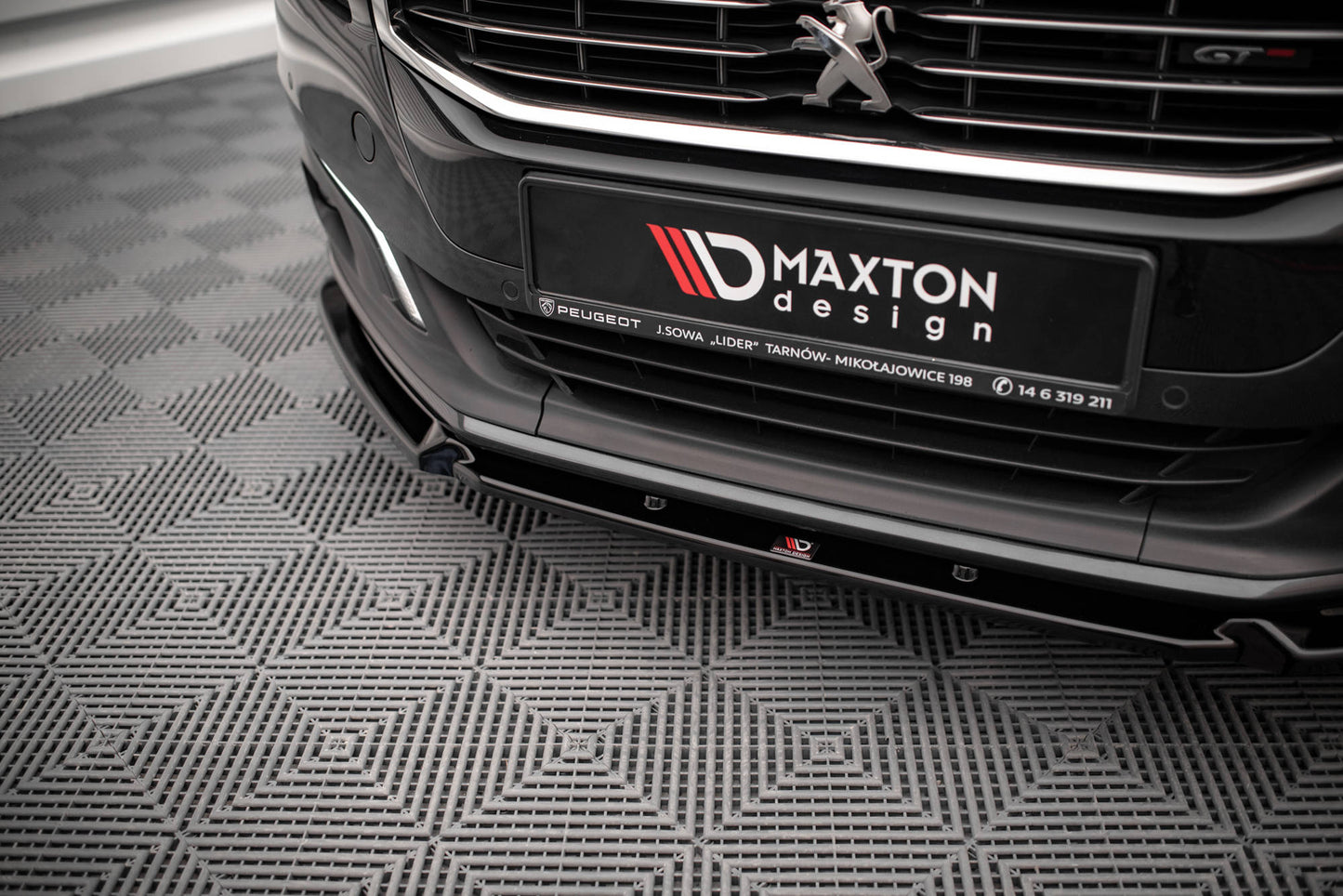 Front Ansatz V.1 für Peugeot 508 GT Mk1 Facelift Carbon Look