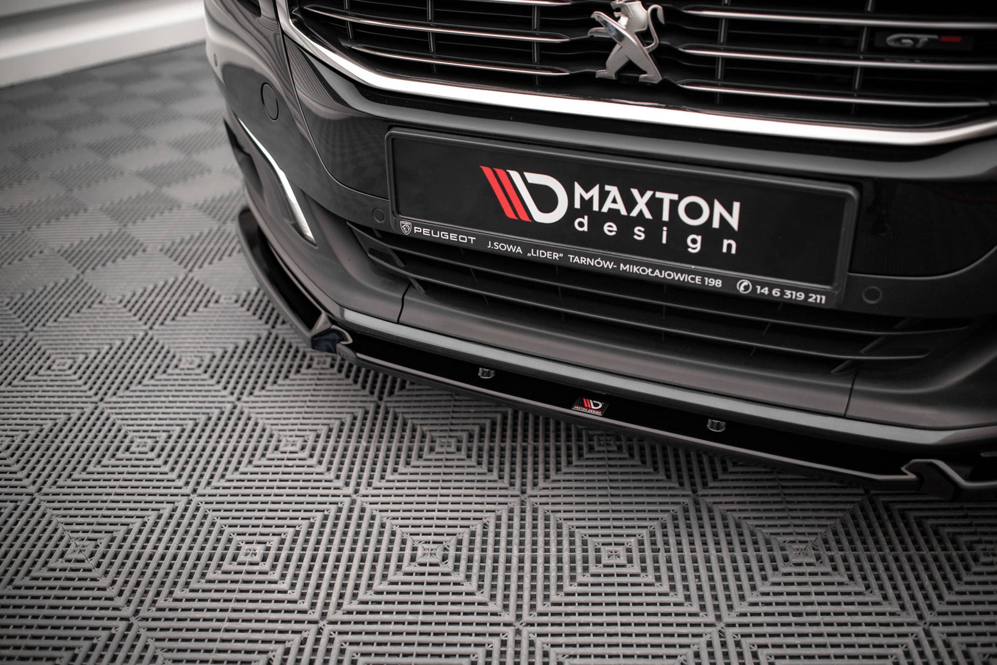 Front Ansatz V.1 für Peugeot 508 GT Mk1 Facelift Carbon Look