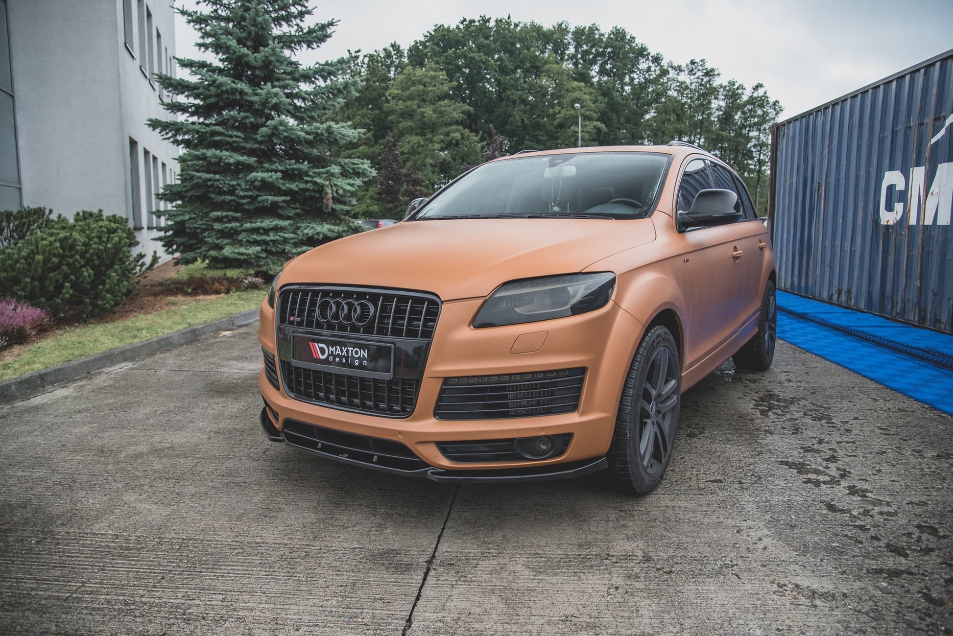 Front Ansatz für Audi Q7 S-Line Mk.1 Carbon Look