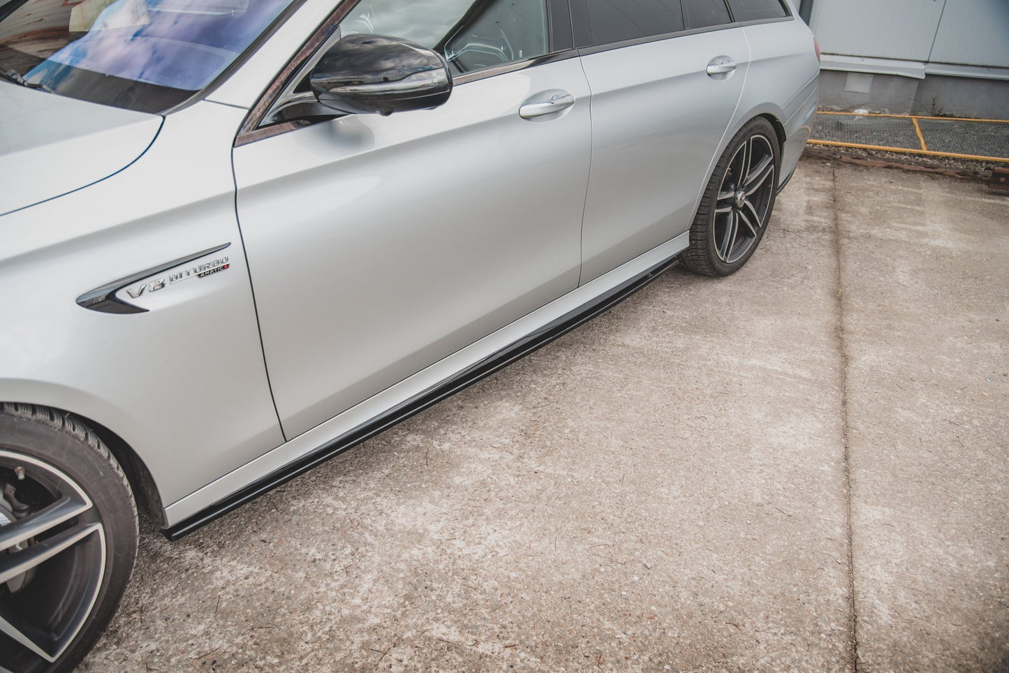 Seitenschweller Ansatz für Mercedes-Benz E63 AMG Kombi/Limousine S213/W213 Carbon Look
