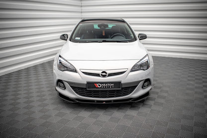 Front Ansatz V.1 für Opel Astra GTC OPC-Line J schwarz matt