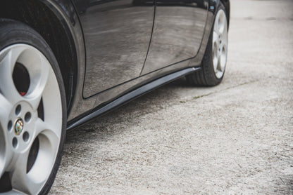 Seitenschweller Ansatz für Alfa Romeo 156 Facelift Carbon Look