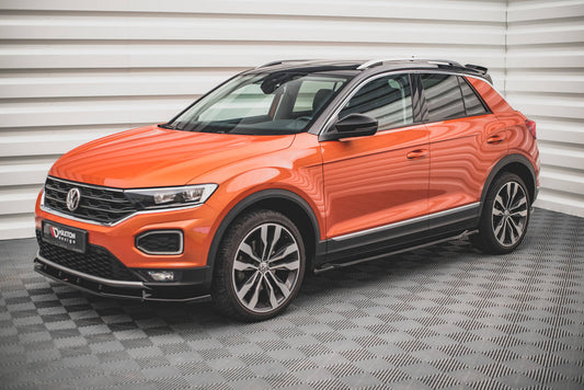 Seitenschweller Ansatz für Volkswagen T-Roc Mk1 Carbon Look