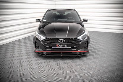 Front Ansatz V.2 für Hyundai I20 N Mk3 schwarz matt