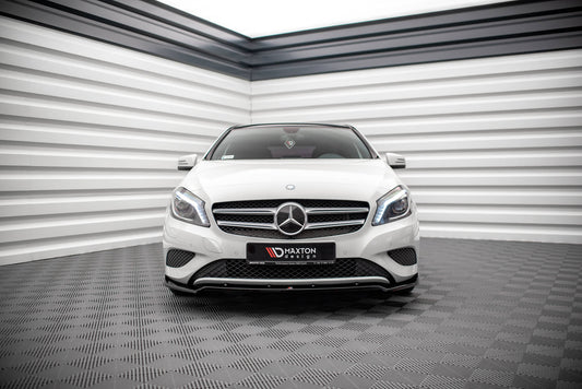 Front Ansatz V.2 für Mercedes-Benz A W176 schwarz matt