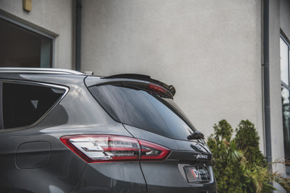 Spoiler CAP für Ford S-Max Mk2 Facelift schwarz Hochglanz