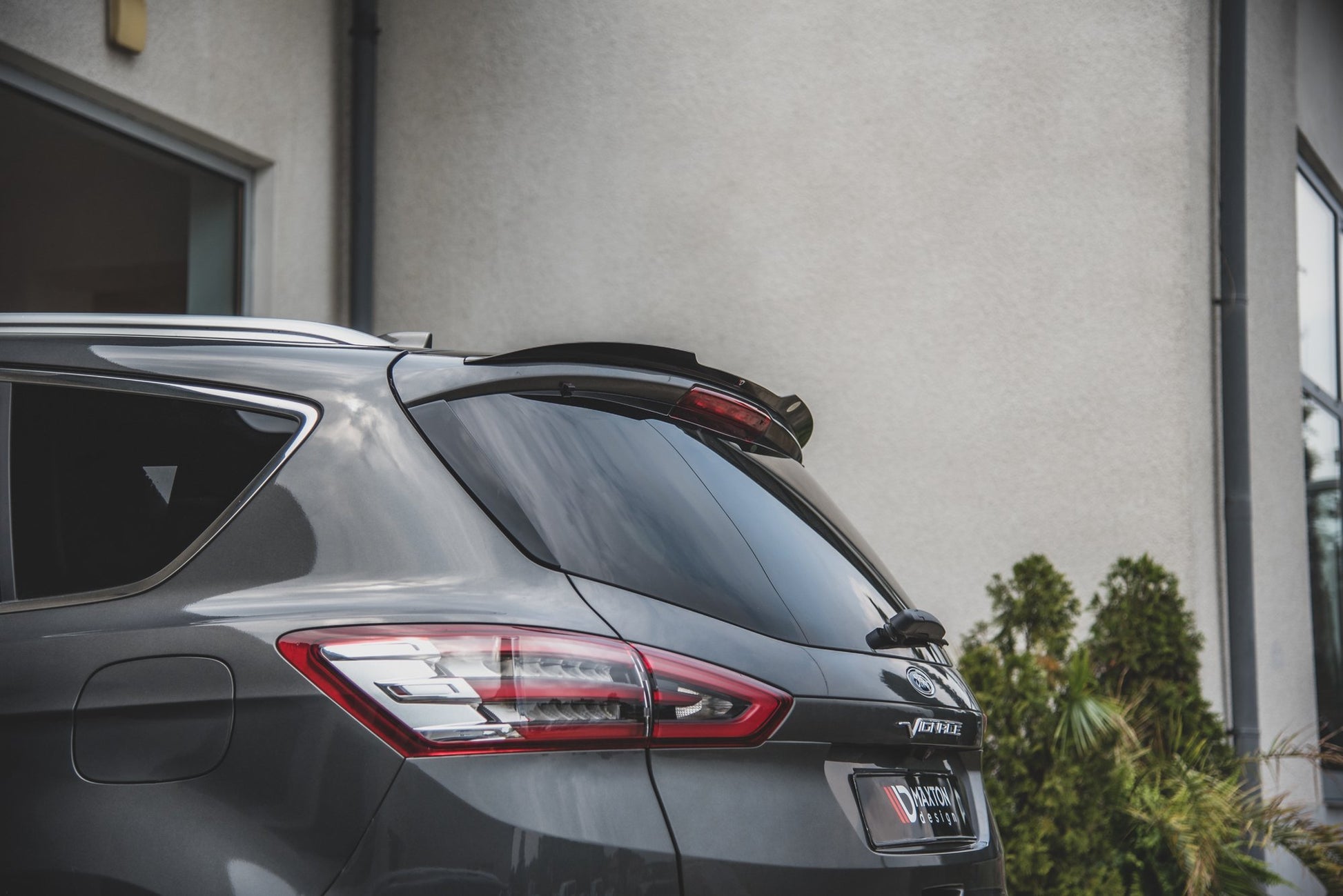 Spoiler CAP für Ford S-Max Mk2 Facelift Carbon Look