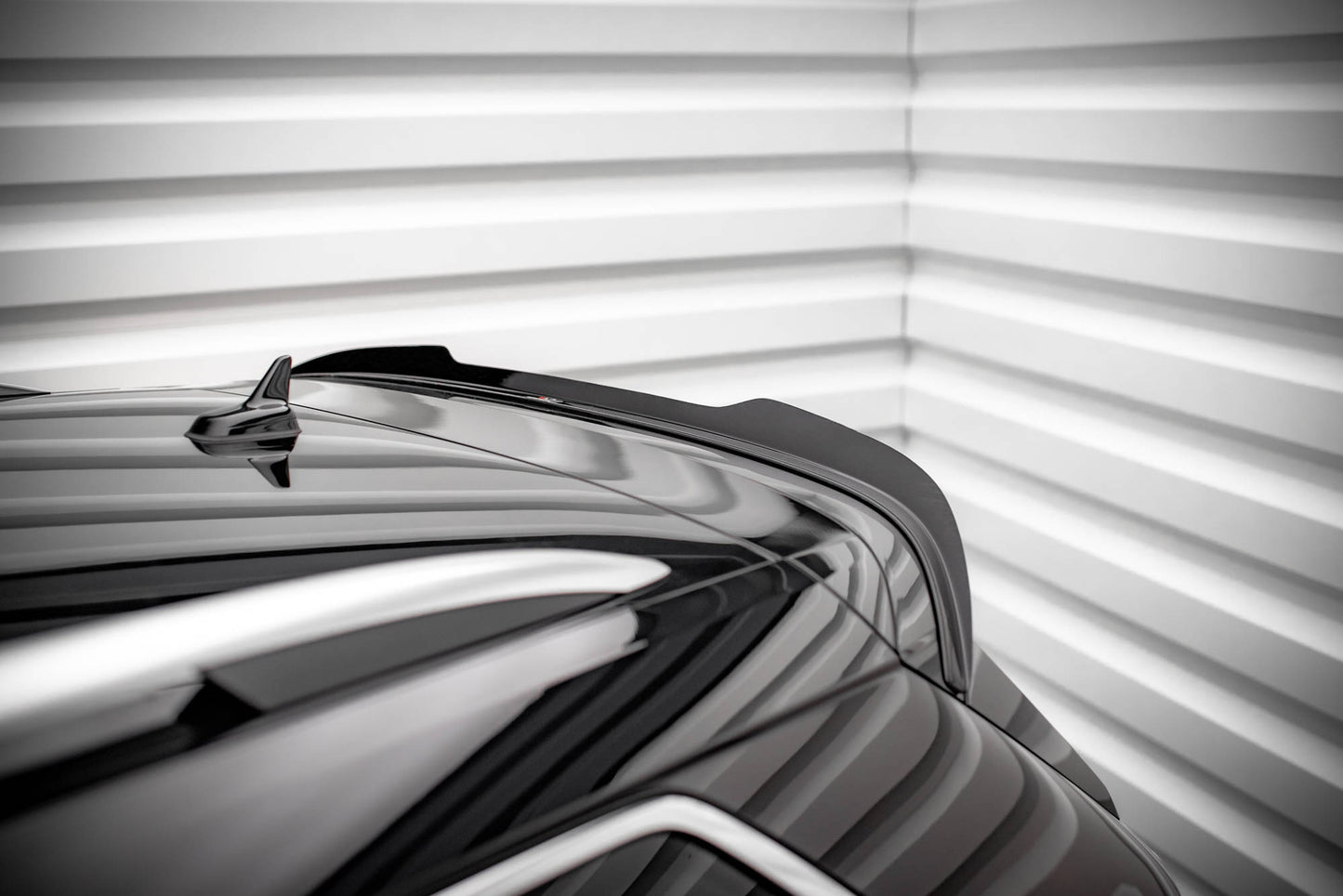 Spoiler CAP für Skoda Kodiaq Mk1 Facelift schwarz Hochglanz