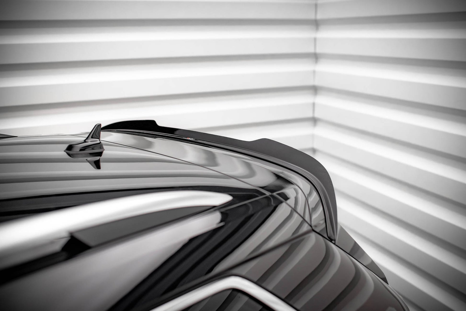 Spoiler CAP für Skoda Kodiaq Mk1 Facelift schwarz Hochglanz