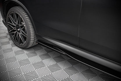 Seitenschweller Ansatz für BMW X5M F95 Carbon Look