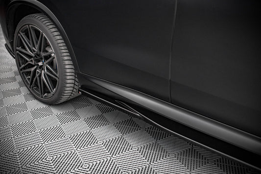 Seitenschweller Ansatz für BMW X5M F95 Carbon Look