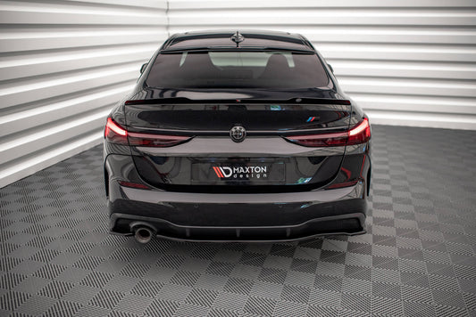 Heck Ansatz Flaps Diffusor für BMW 2 Gran Coupe M-Paket F44 Carbon Look