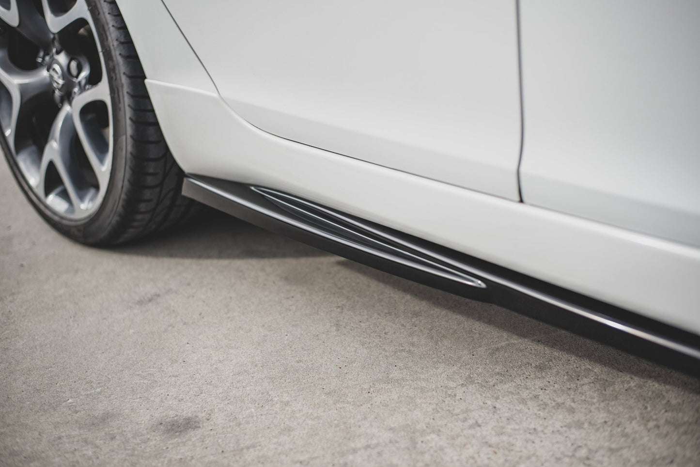 Seitenschweller Ansatz für Opel Insignia Mk. 1 OPC  schwarz Hochglanz
