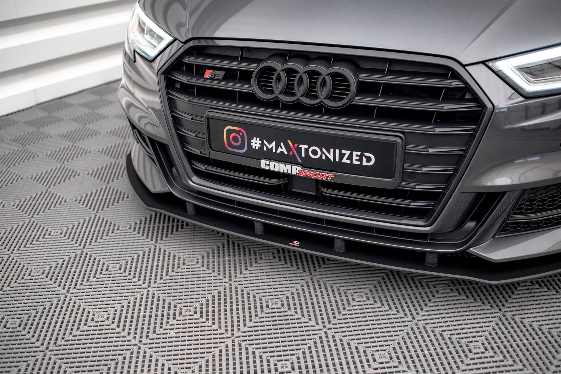 Street Pro Front Ansatz für für Audi S3 Sportback 8V Facelift
