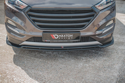 Front Ansatz für Hyundai Tucson Mk3 schwarz matt