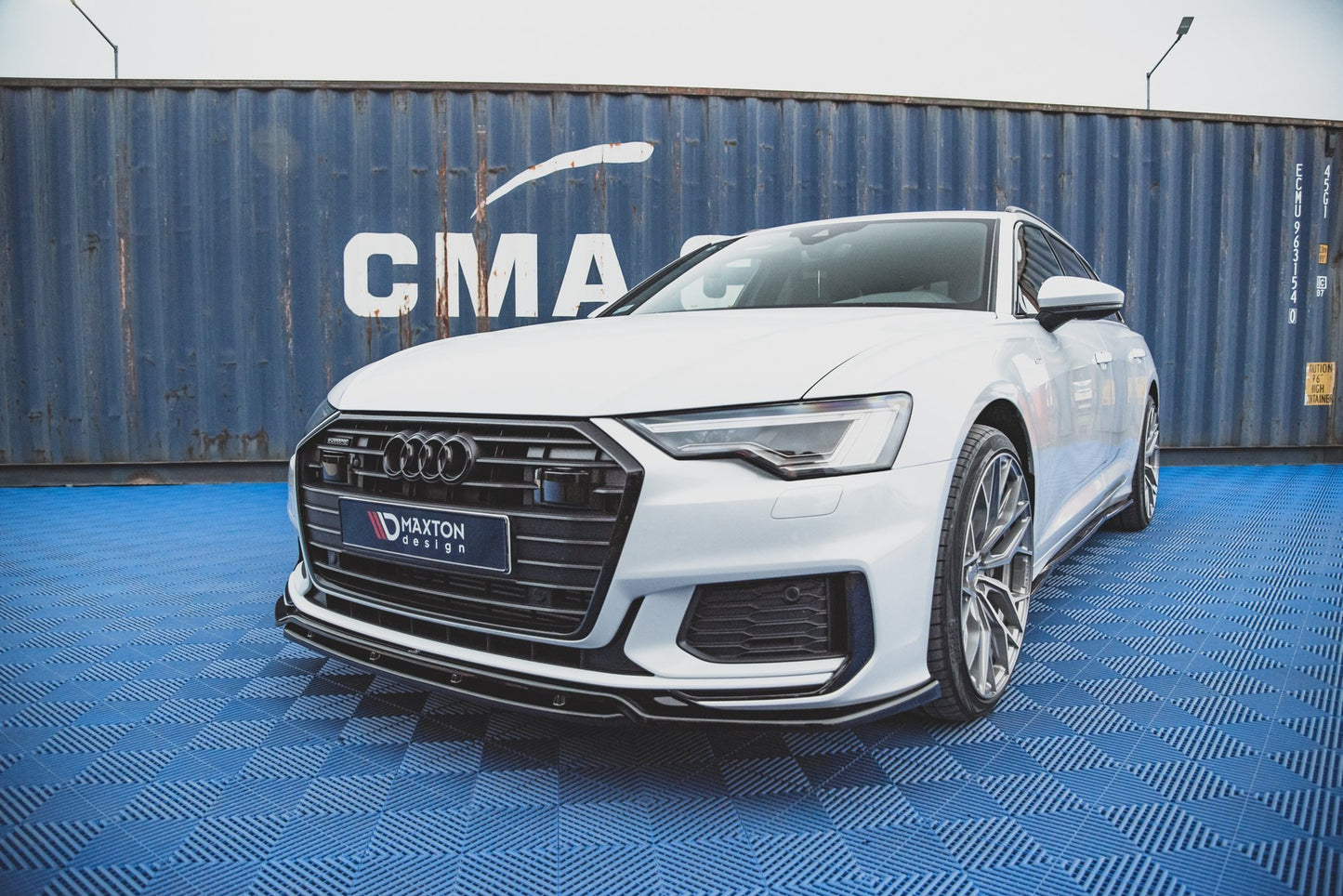 Front Ansatz V.3 für Audi A6 S-Line / S6 C8  Carbon Look