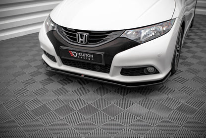 Front Ansatz V.1 für Honda Civic Mk9 schwarz matt