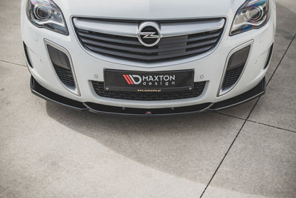 Front Ansatz V.2 für Opel Insignia Mk. 1 OPC Facelift schwarz matt