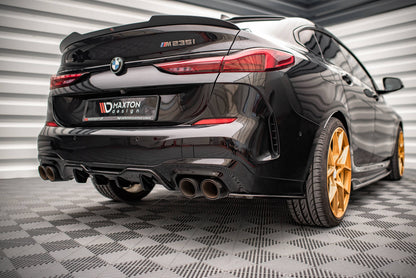 Heck Ansatz Flaps Diffusor für BMW M235i Gran Coupe F44 schwarz matt