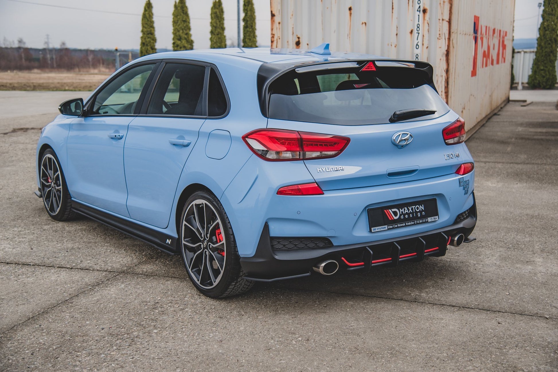 Robuste Racing Heckschürze V.2 für Hyundai I30 N Mk3 Hatchback