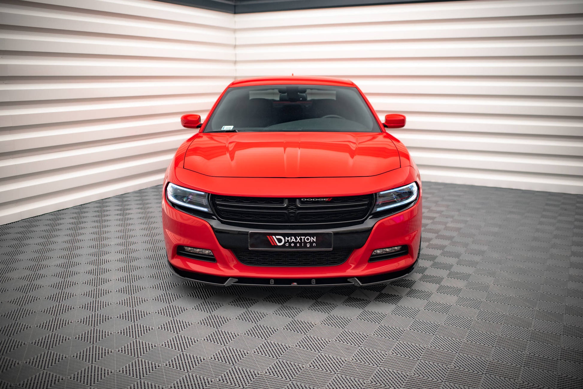 Front Ansatz V.1 für Dodge Charger RT Mk7 Facelift Carbon Look