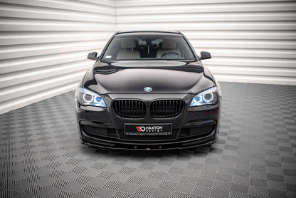 Front Ansatz V.1 für BMW 7 M-Paket F01 schwarz matt