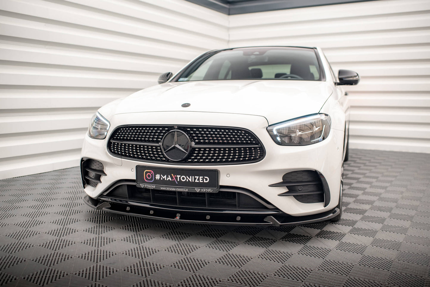 Front Ansatz V.2 für Mercedes-Benz E AMG-Line W213 Facelift Carbon Look