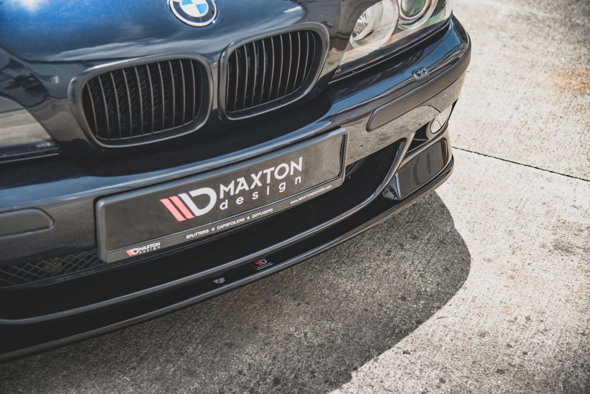 Front Ansatz für Seite + Front Ansatz für  BMW M5 E39 Carbon Look